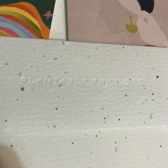 Seedlings note cards plantable envelopes 2 cards - Picture 9 of 10